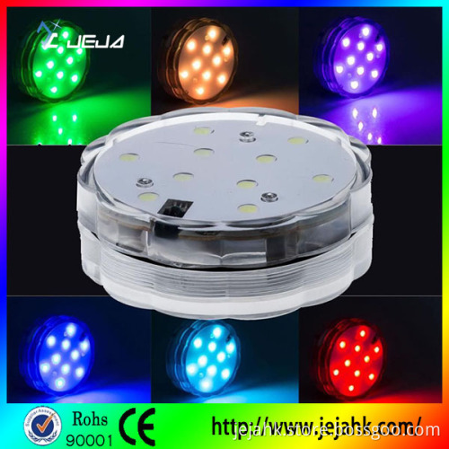 Super Bright 10 LEDs Multi-color Remote Contolled Vase Light Base For Sale